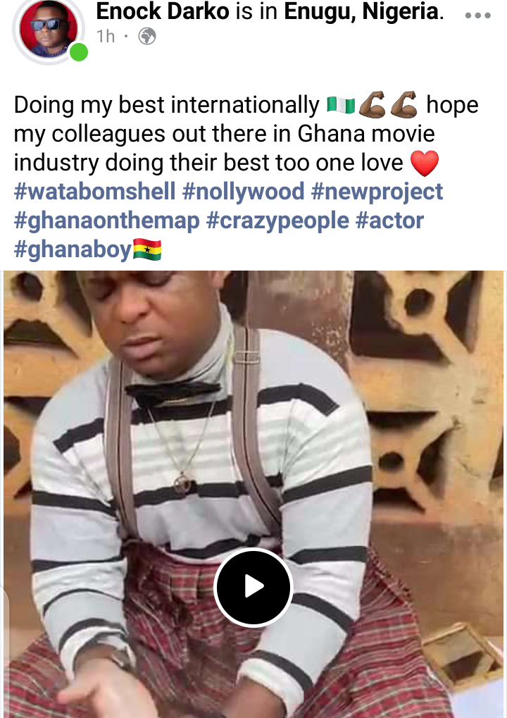 "I am doing my best to revive the Ghana Movie Industry" - Enock Darko