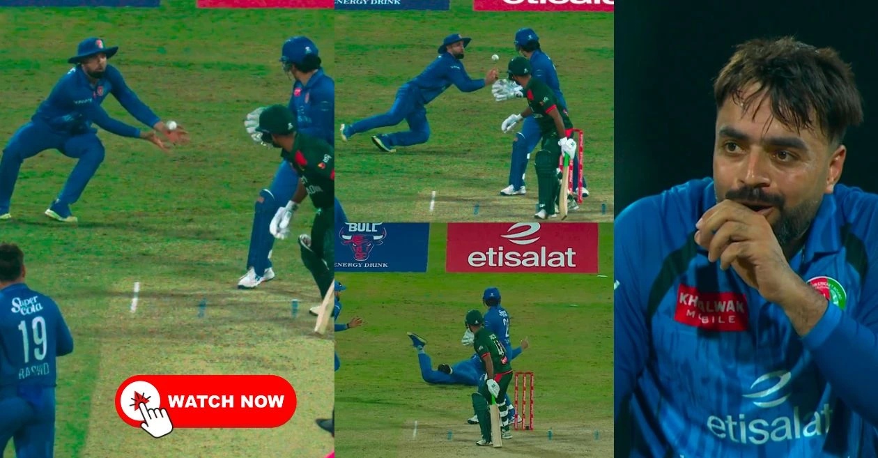 WATCH: Mohammad Nabi plucks a jaw-dropping catch as Afghanistan crush Bangladesh to enter ODI Tri-Series final
