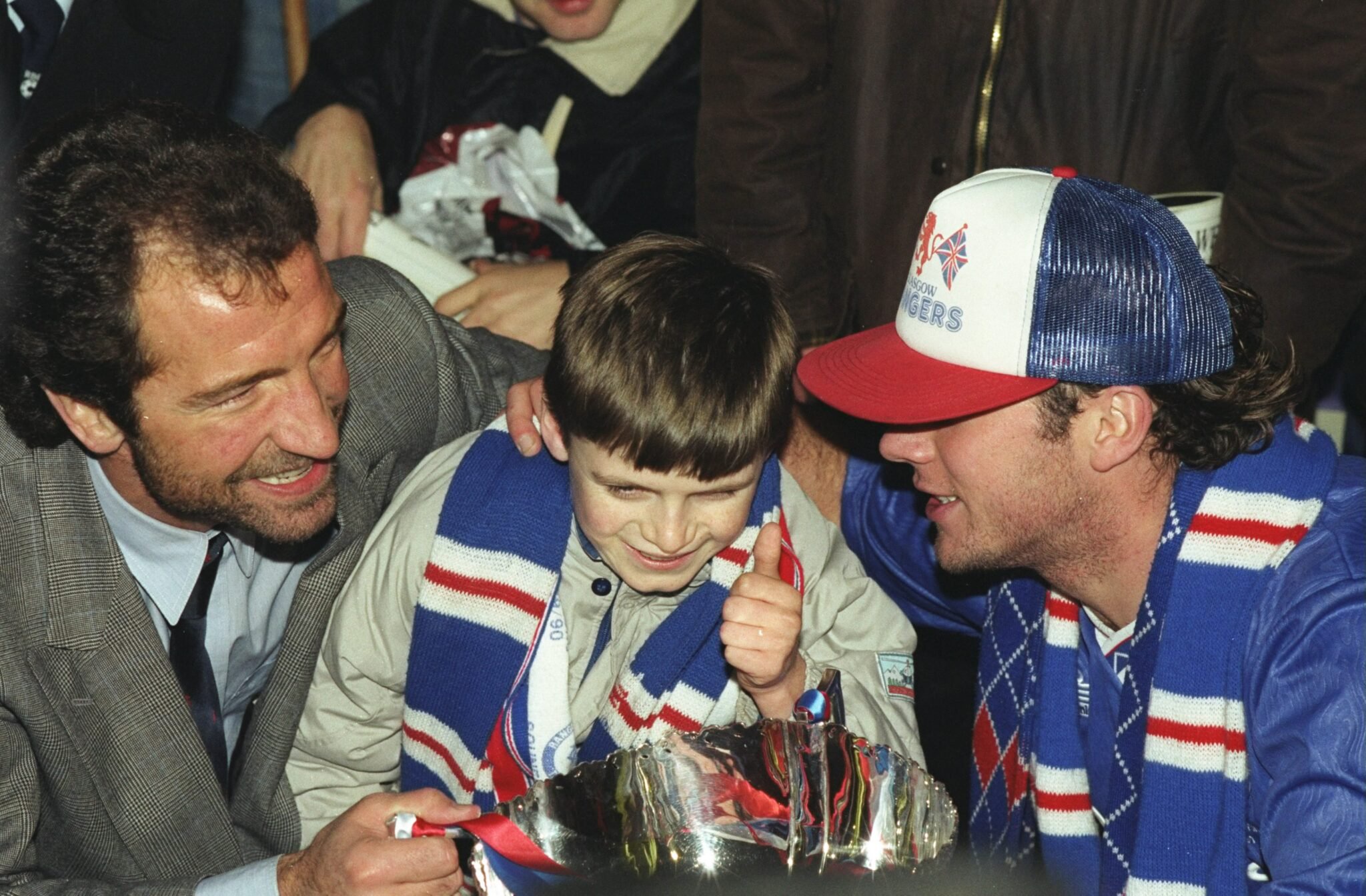 Ally MCoist and Graeme Souness of Rangers.