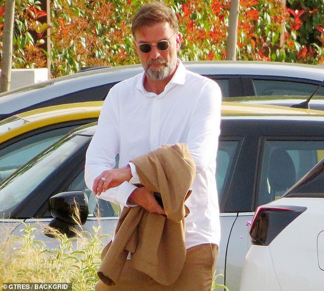 Former Liverpool boss Jurgen Klopp has been pictured for the first time as he starts life in Spain