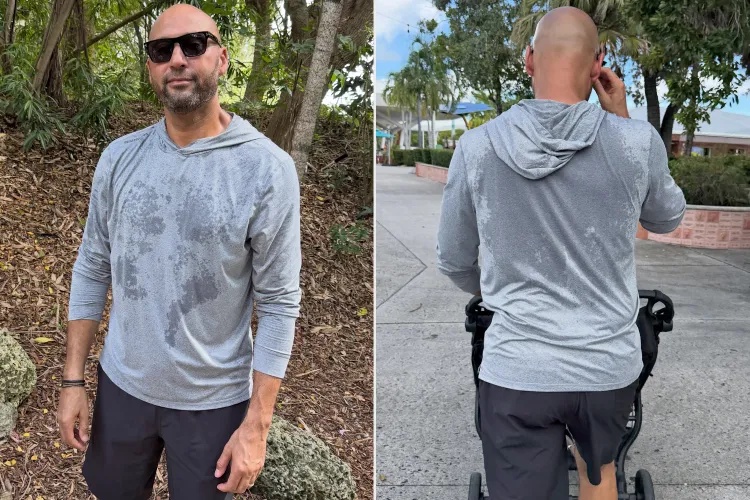Derek Jeter Flaunts Sweat-Drenched Shirt in Totally Relatable Dad Moment with 3-Year Old Son