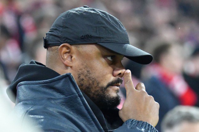 Mandatory Credit: Photo by Midori Ikenouchi/Hasan Bratic/DeFodi Images/Shutterstock (17222343bx) 17.10.2026, Allianz Arena, M?nchen, GER, 1.FBL, FC Bayern M?nchen vs RB Leipzig , im Bild. Trainer Vincent Kompany (M?nchen). DFL regulations prohibit any use of photographs as image sequences and/or quasi-video. GER, 1.FBL, FC Bayern M?nchen vs RB Leipzig - Allianz Arena, M?nchen, Deutschland - 17 Oct 2026