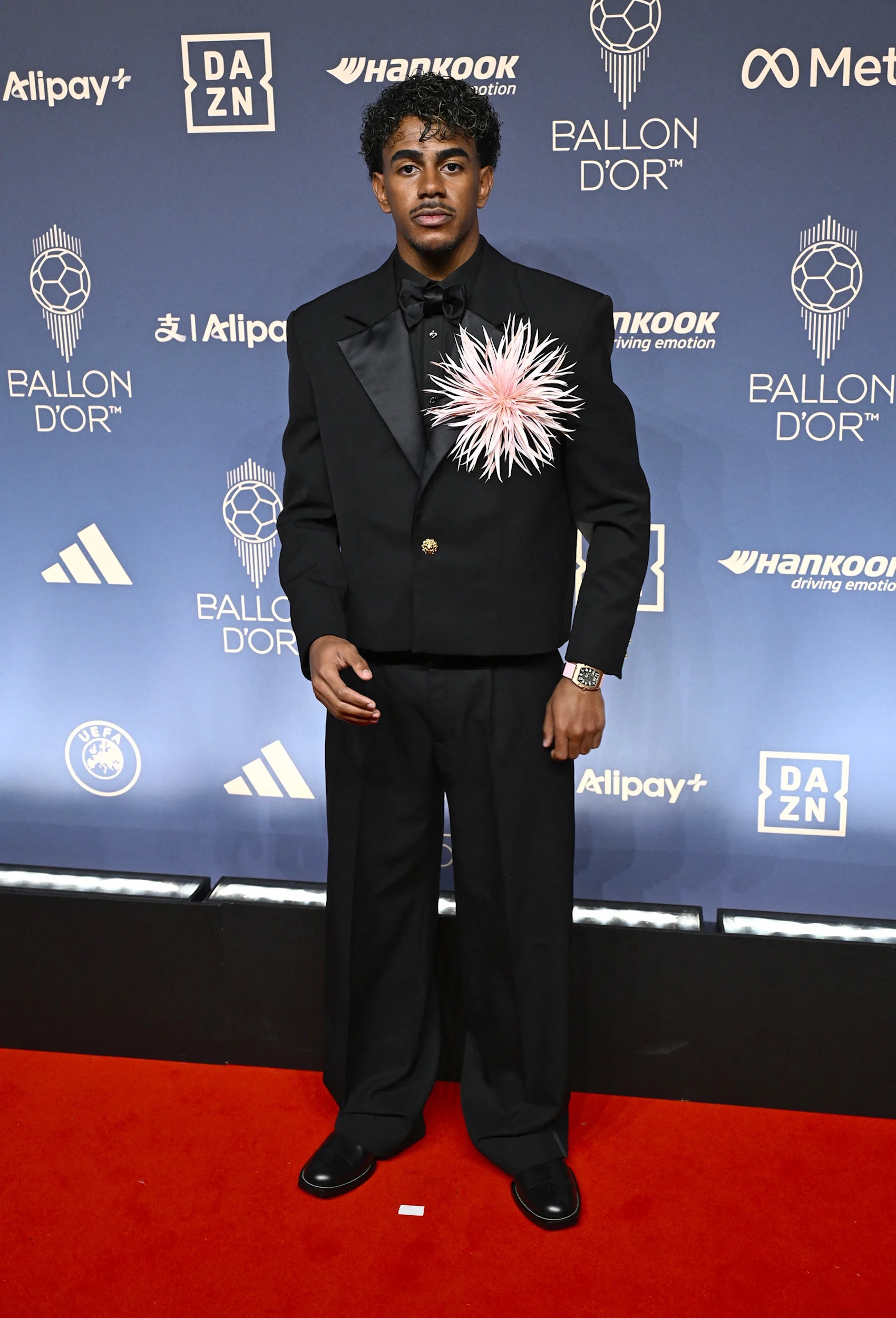 Lamine Yamal à la cérémonie de remise du Ballon d’or France Football 2026 au Palladium Theatre à Londres, le 26 octobre 2026.