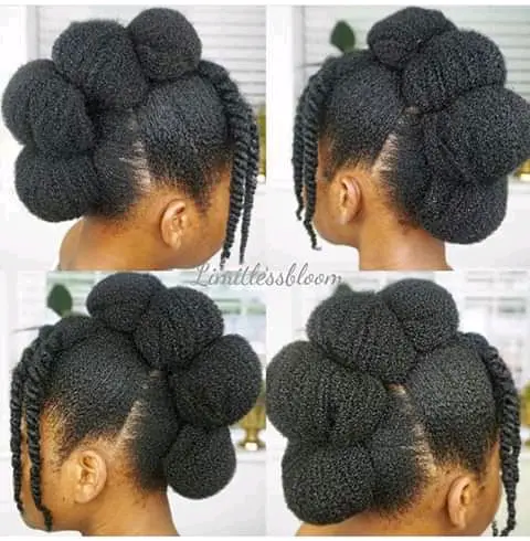 Beautiful ways you can wrap natural hair to look stunning (photos)