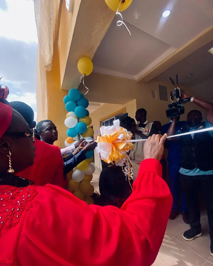 May be an image of one or more people, people standing, balloon and indoor