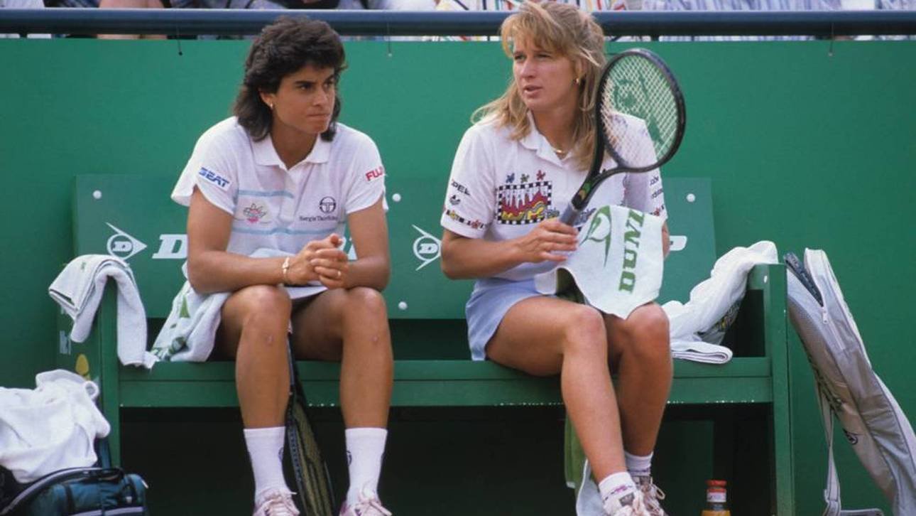 Gabriela Sabatini und Steffi Graf waren Dauerrivalinnen