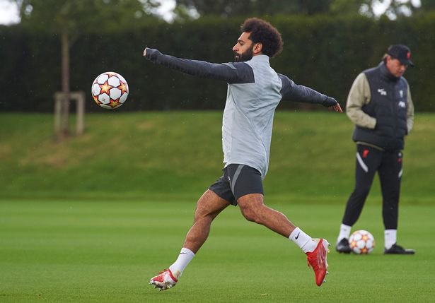 Salah is preparing for Liverpool's trip to Porto in the Champions League