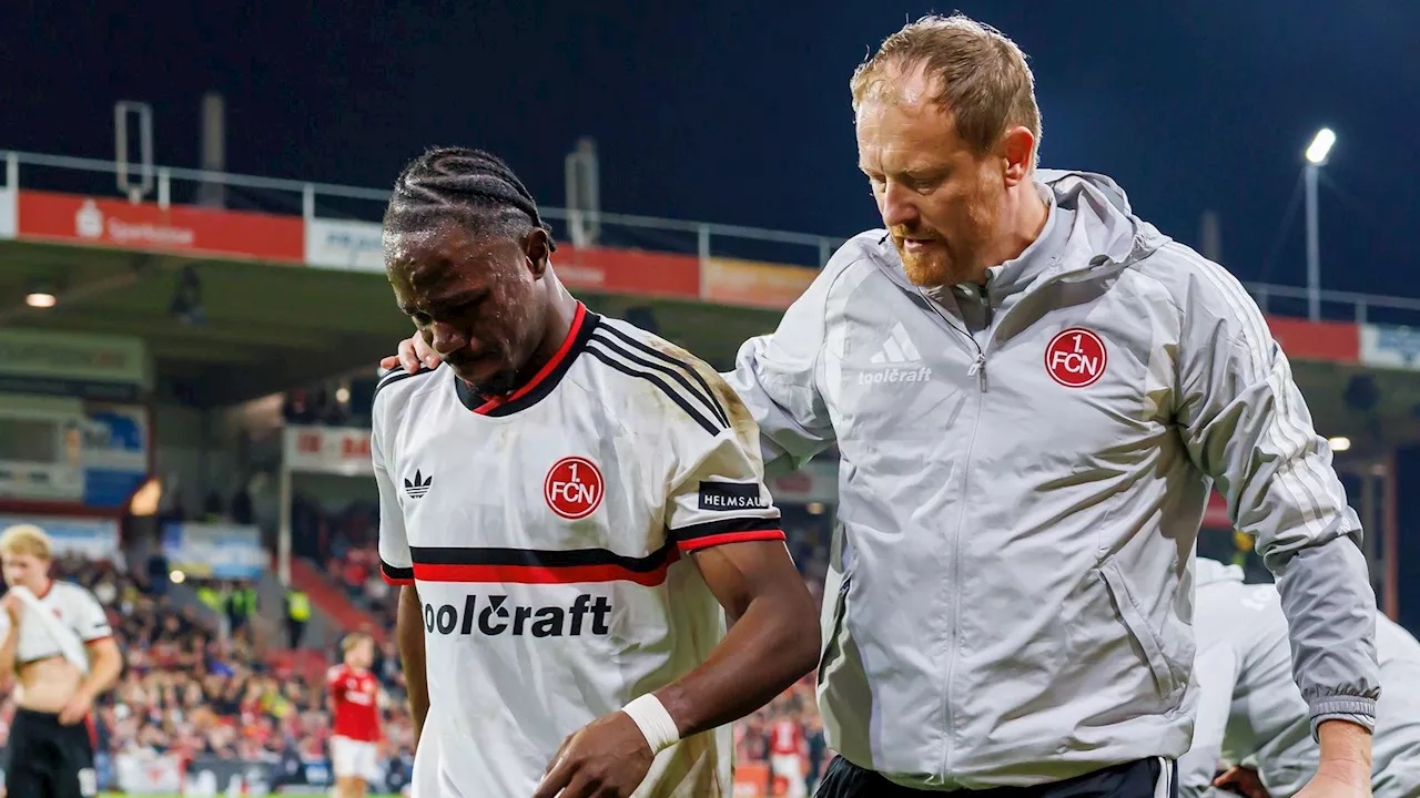Schockdiagnose: Hinrunden-Aus für FCN-Toptorjäger Zoma