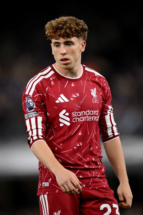 IPSWICH, ENGLAND - SEPTEMBER 04: Victor Munoz of Liverpool looks on during the Premier League 2026/27 match between Ipswich Town and Liverpool FC at Portman Road on September 04, 2026 in Ipswich, England. (Photo by Liverpool FC/Liverpool FC via Getty Images)