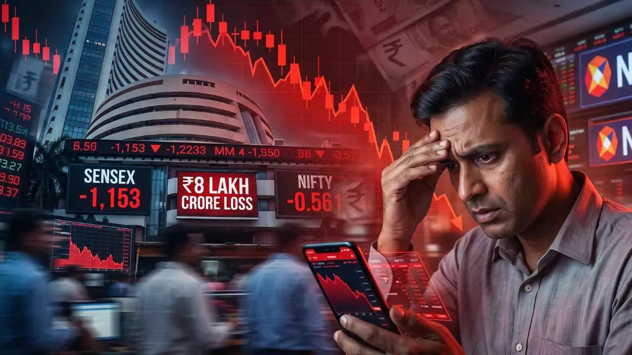 ₹8,00,00,000,00,000 पलक छपकते स्वाहा! आखिर भारतीय शेयर बाजार में क्यों आई इतनी बड़ी सुनामी?
