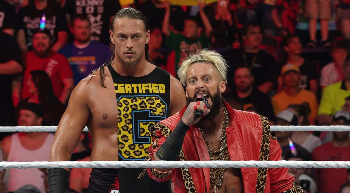 Enzo Amore and Big Cass during their WWE tag team run