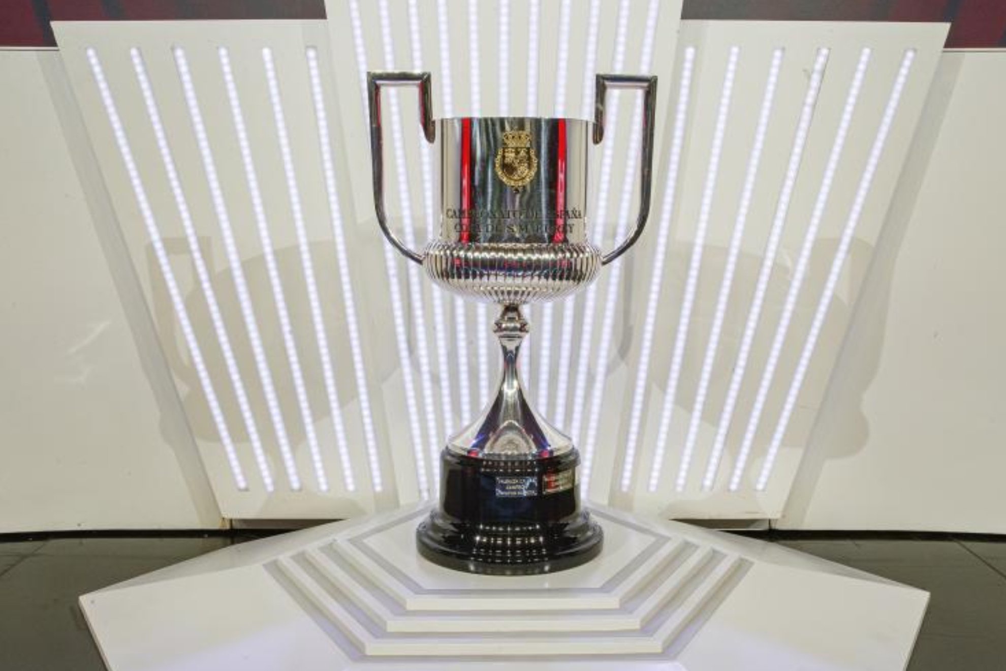 Una imagen del trofeo de la Copa del Rey.