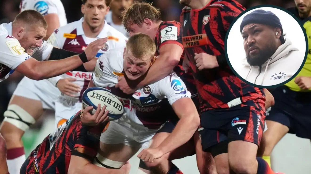 Ben Tameifuna reveals how long his shock positional switch will last as Bordeaux prop says referee 'sees it differently' after Kingsholm draw