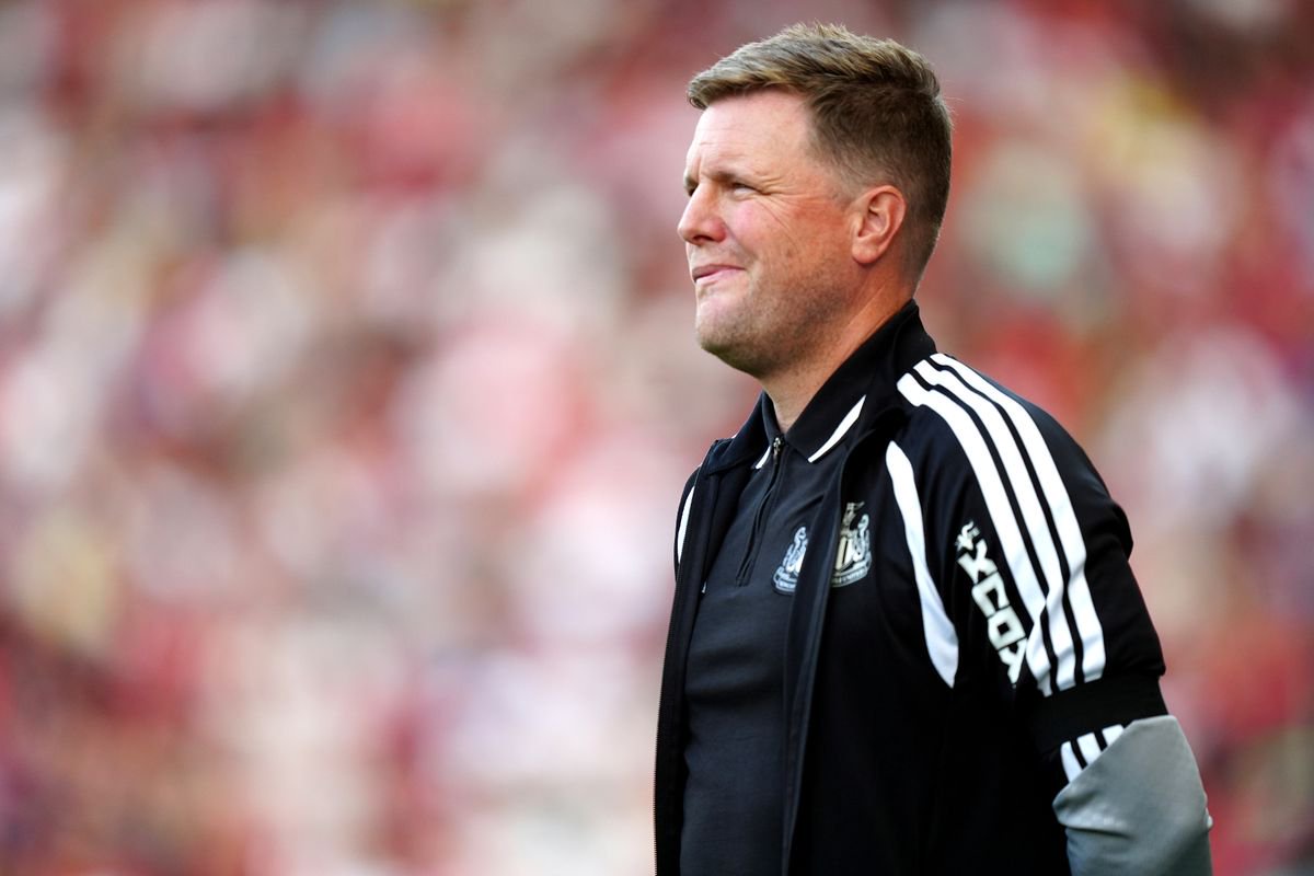 Eddie Howe stands