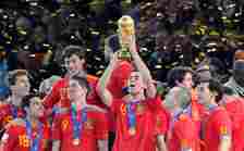 Busquets got his hands on the 2010 World Cup in South Africa