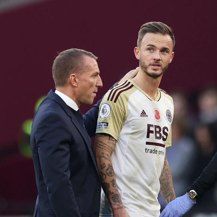 Leicester City star James Maddison forced off with injury during West Ham game as Gareth Southgate fears the midfielder could miss World Cup