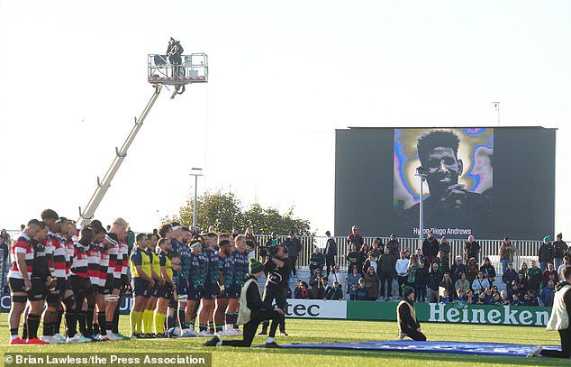 Clubs across Europe paid tribute to Andrews before their matches at the weekend