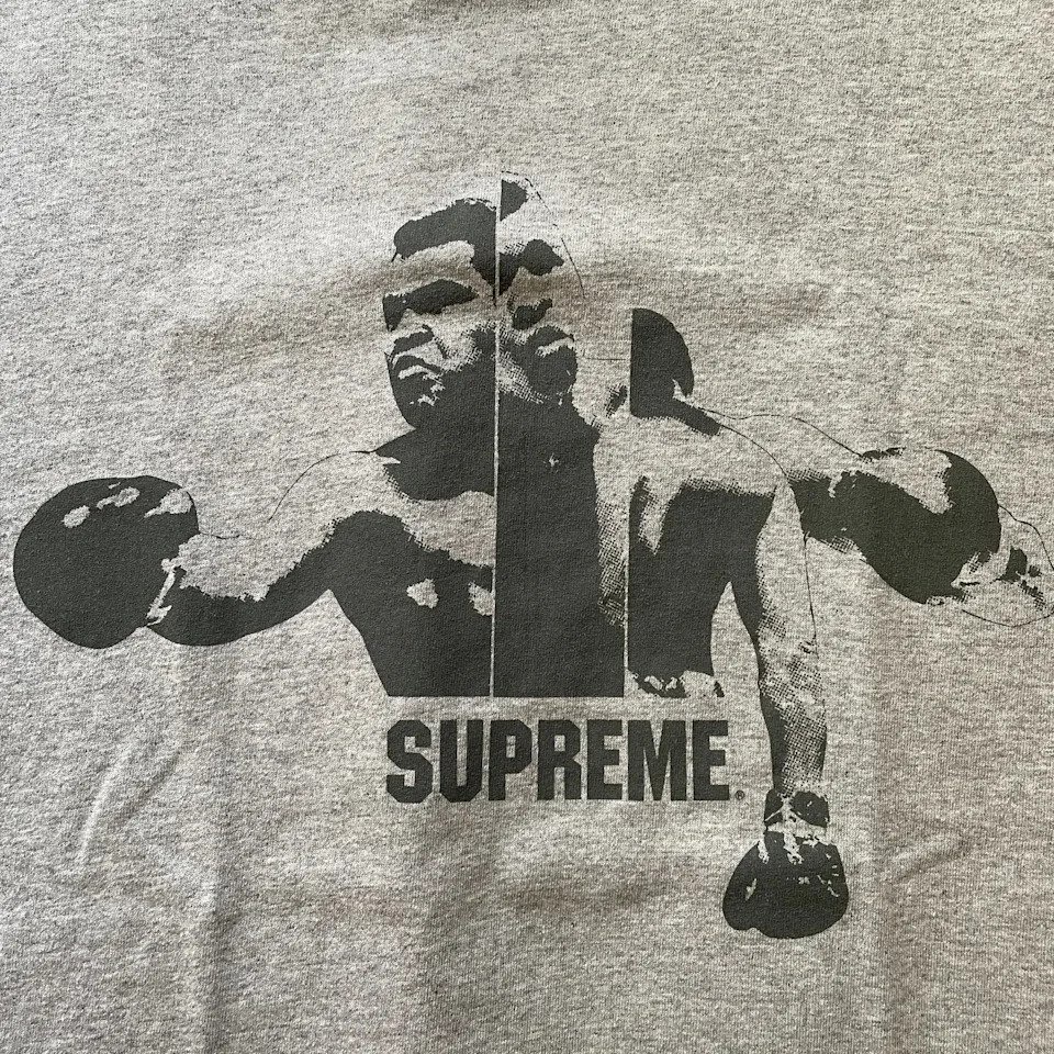 The first Muhammad Ali tee released by Supreme in 1999.