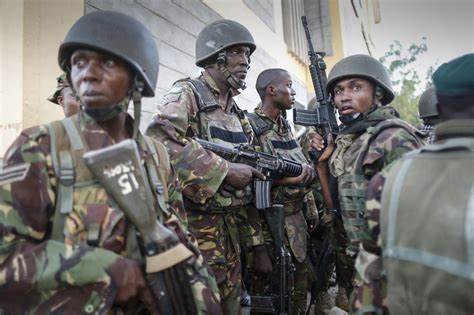 Members of Kenya's police force are out in full force after threats of ...