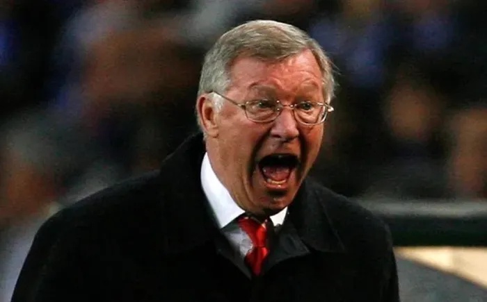 Sir Alex Ferguson dishing out some of his infamous hairdryer treatment. The fiery former manager was one of the few who famously challenged a superstar player and won.