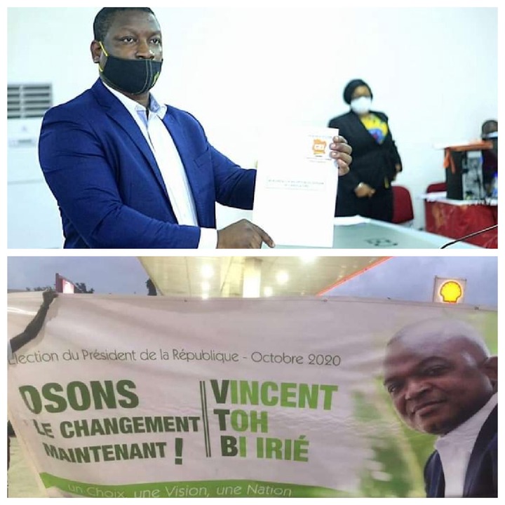 Vincent Toh bi Irié s'exprime sur le dépôt sa candidature à l'élection présidentielle - Opera News