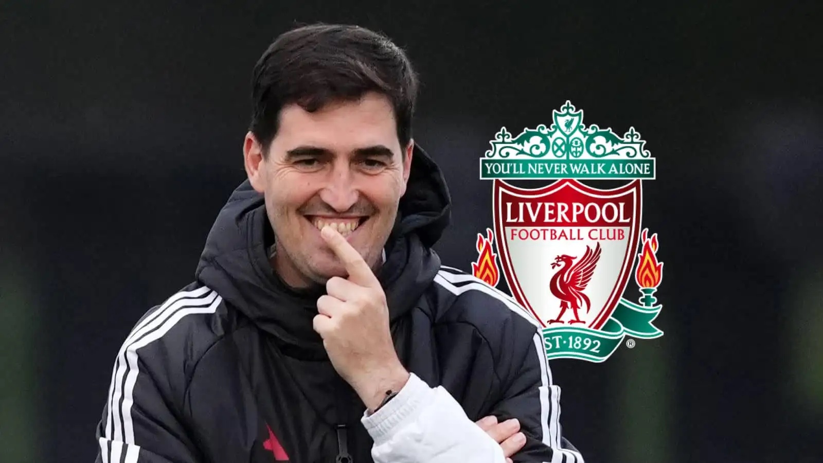 Liverpool manager Andoni Iraola