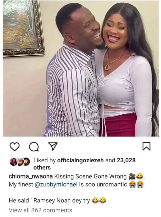 " You're So Unromantic " - Chioma Nwaoha Tells Male Colleague