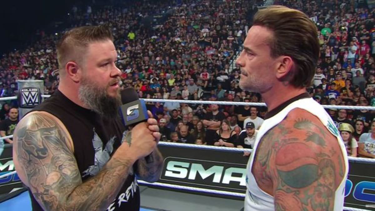 Kevin Owens and CM Punk on WWE SmackDown
