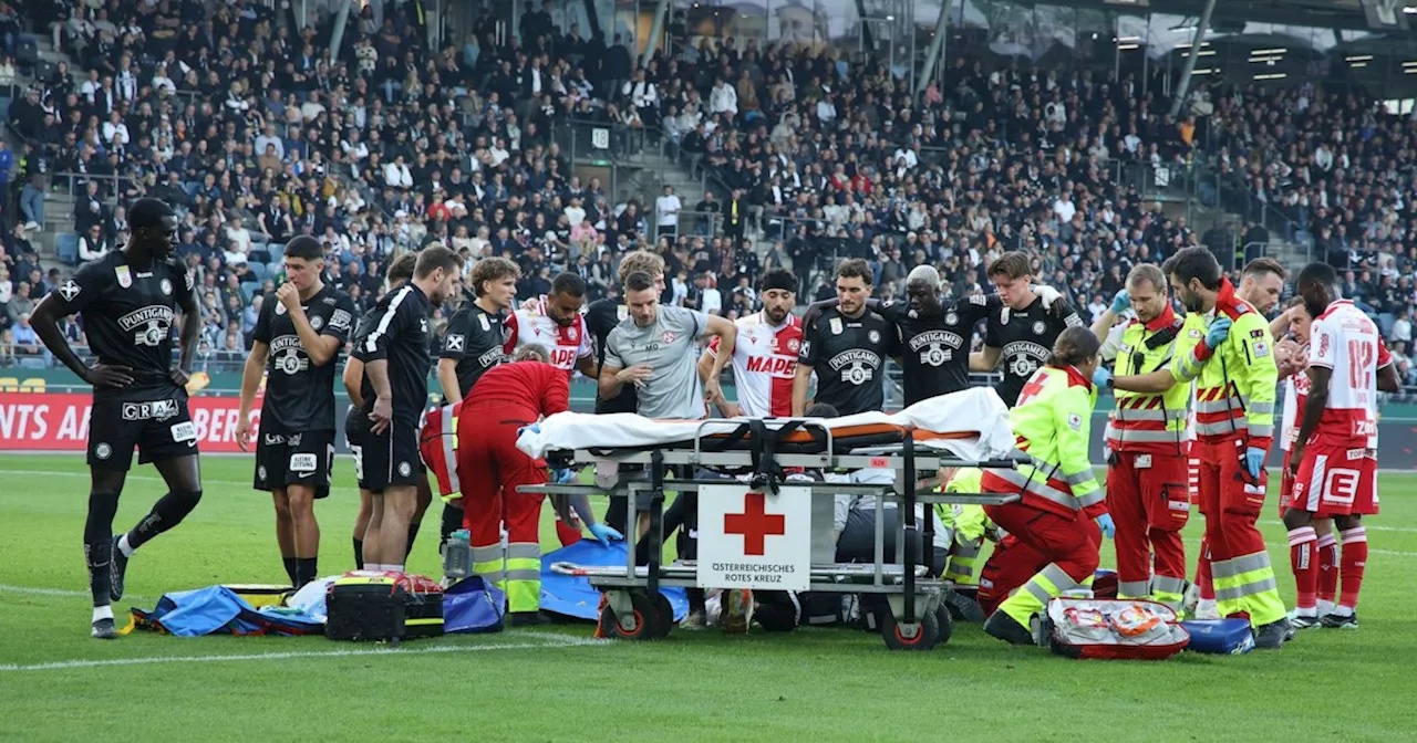 GAK-Profi Italiano nach Khudyakov-Verletzung: 'Das zählt heute im Fußball mehr als alles andere'
