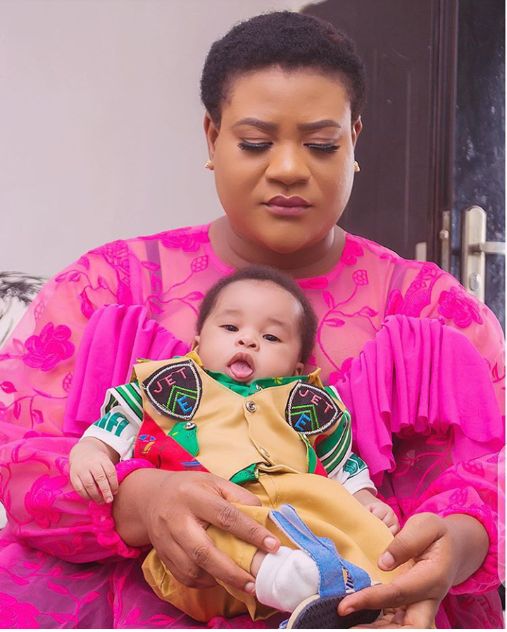 Meet Actress Nkechi Blessing S Adorable Son Who Is An Exact Photocopy Of His Mother Photos