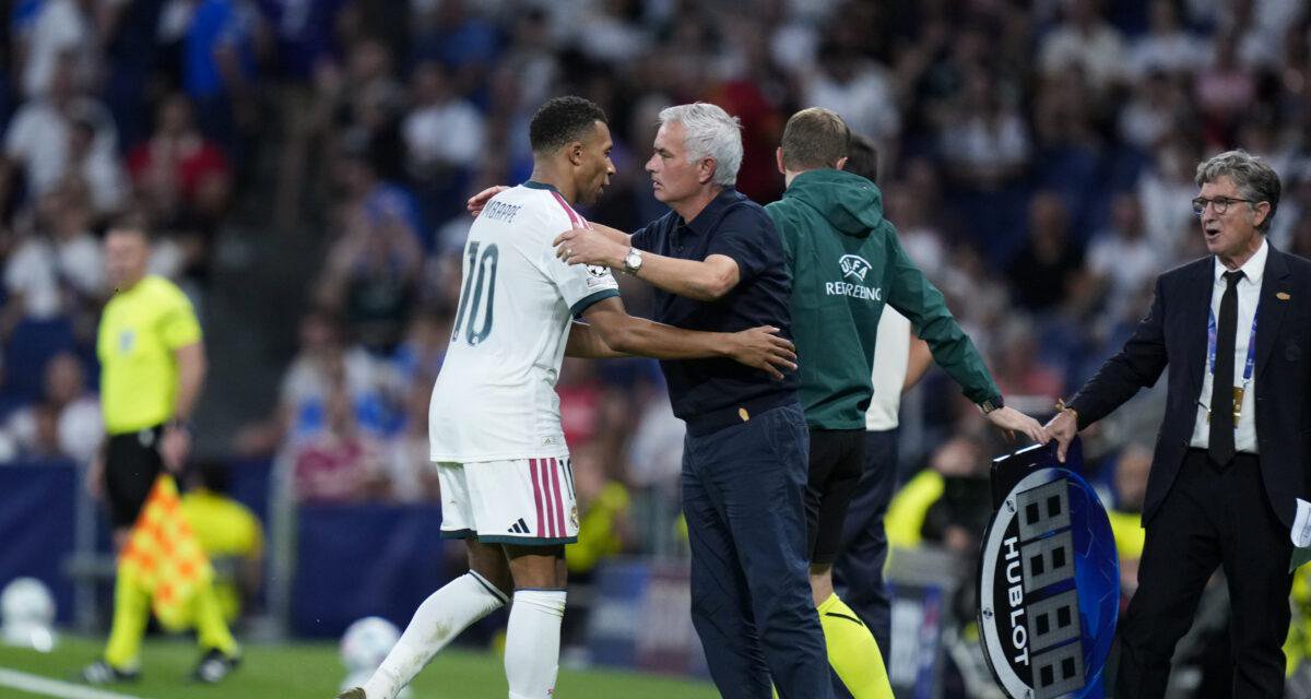 Kylian Mbappé et José Mourinho