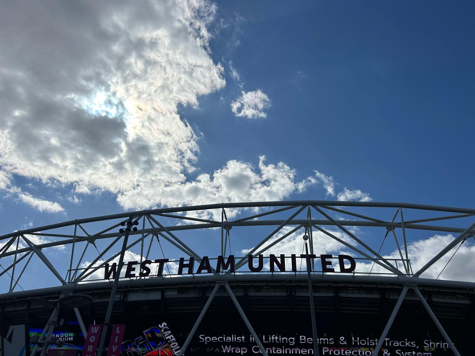West Ham United London Stadium general view.
