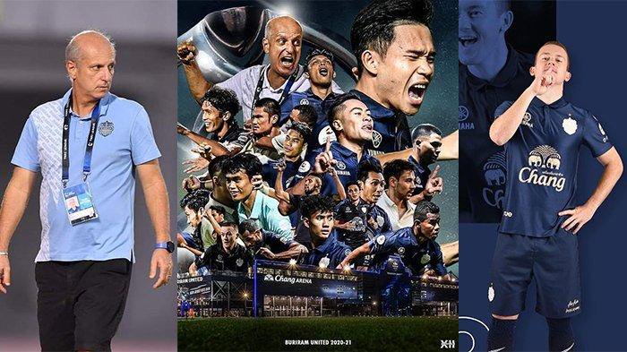 Alexandre Gama (kiri) pada postingan Instagram @Gamalima7 pada 28 Februari 2021, Buriram United (tengah) pada postingan Instagram @Gamalima7 pada 19 Maret 2021, dan Brandon O'Neill pada postingan Instagram @brandononeill94 pada 16 Januari 2021. Pelatih dan gelandang Buriram United yang diincar Persija Jakarta dan Persib Bandung.