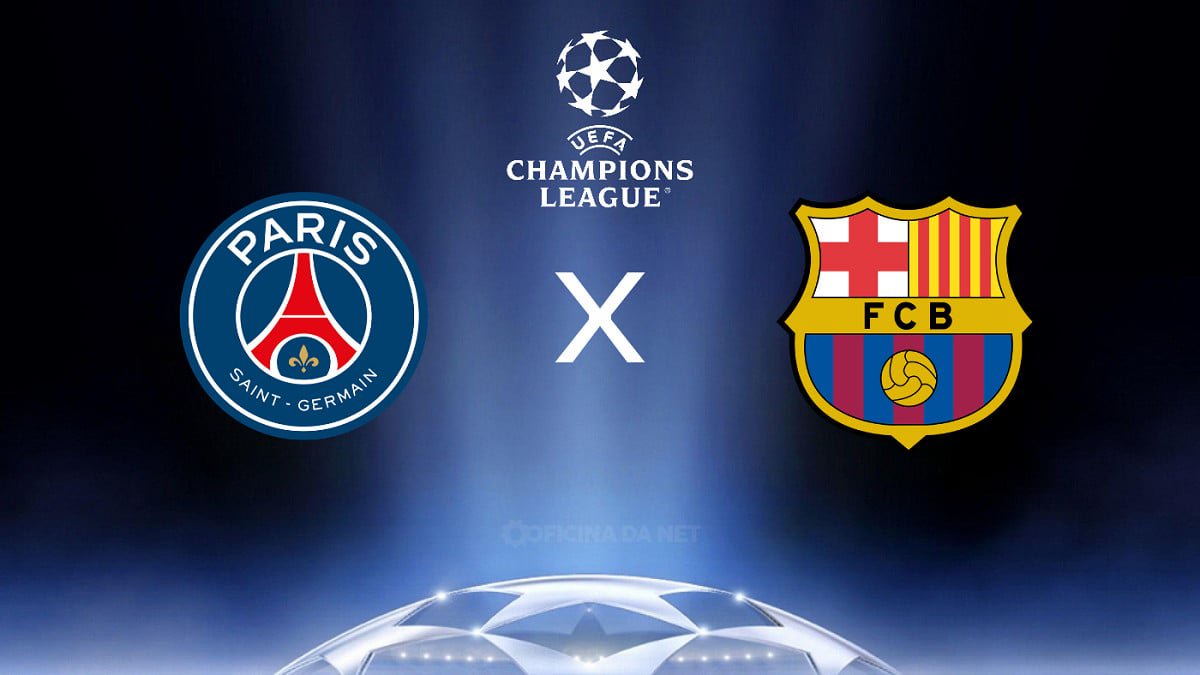 Onde assistir a PSG x Barcelona ao vivo