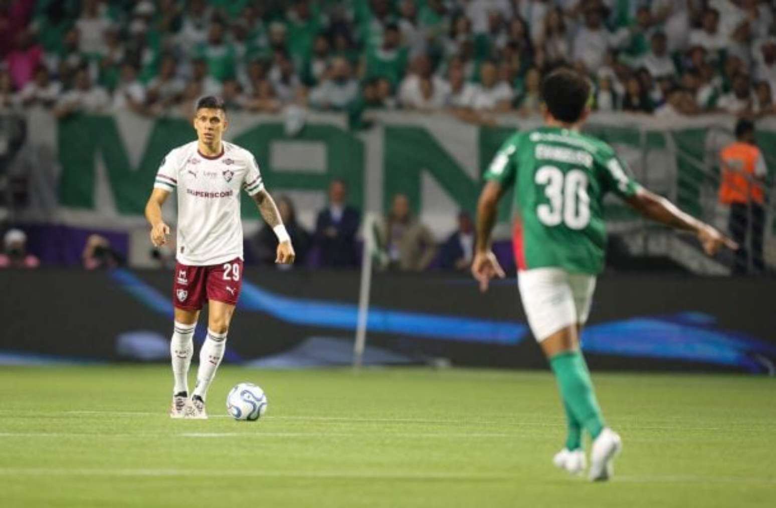 Millán em campo com a camisa do Fluminense em 2026 – FOTO: MARINA GARCIA / FLUMINENSE