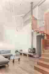 This 1960s Home Feels Contemporary Thanks to a Pastel Pink Staircase - Photo 8 of 21 - 