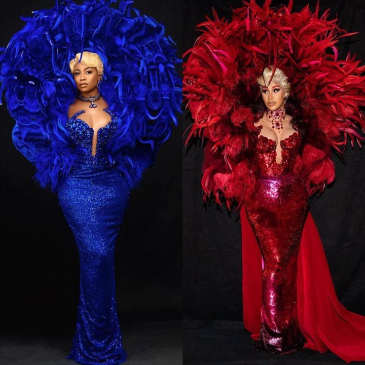 Nigerian Celebrities Dressed as American Celebrities