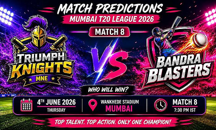 Match Predictions: Mumbai T20 League 2026