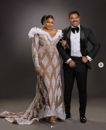 Omotola and Husband celebrates 25th Marriage Anniversary