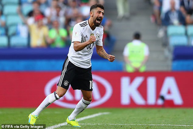 Demirbay played twice for Germany back in 2017, scoring on his second cap against Cameroon