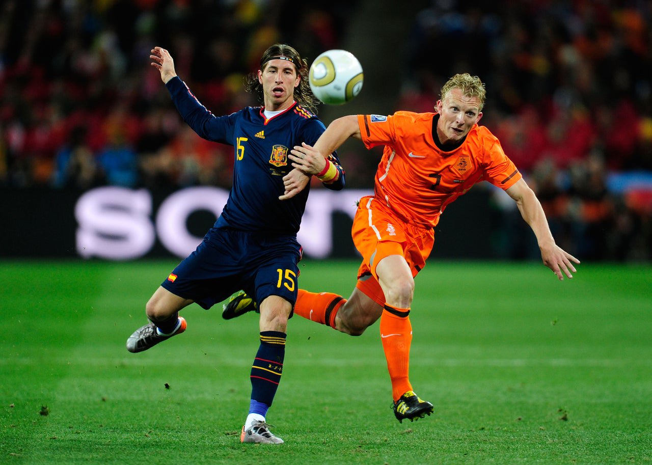 Kuyt started in the 2010 World Cup final for the Netherlands against Spain (Getty)