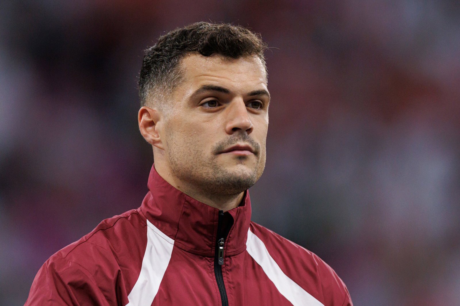 Image of Granit Xhaka ahead of Switzerland match