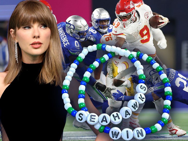 taylor swift seahawks braclet getty comp