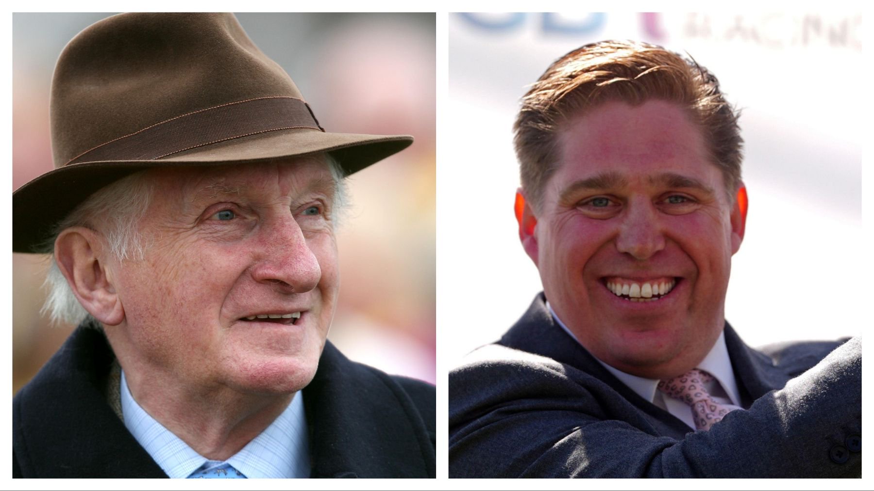 Martin Pipe (left) and Dan Skelton