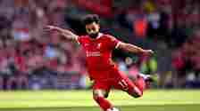 LIVERPOOL, ENGLAND - MAY 05: (THE SUN OUT, THE SUN ON SUNDAY OUT) Mohamed Salah of Liverpool during the Premier League match between Liverpool FC and Tottenham Hotspur at Anfield on May 05, 2024 in Liverpool, England. (Photo by Andrew Powell/Liverpool FC via Getty Images)