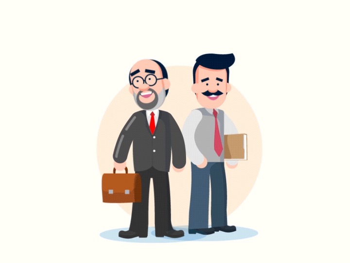 Boss and Employee by Ahmed Maghrabi on Dribbble