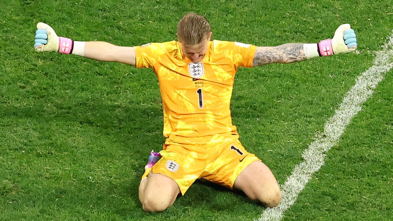'Us eleven versus 90,000!' – Jordan Pickford reveals greatest England games after World Cup drama