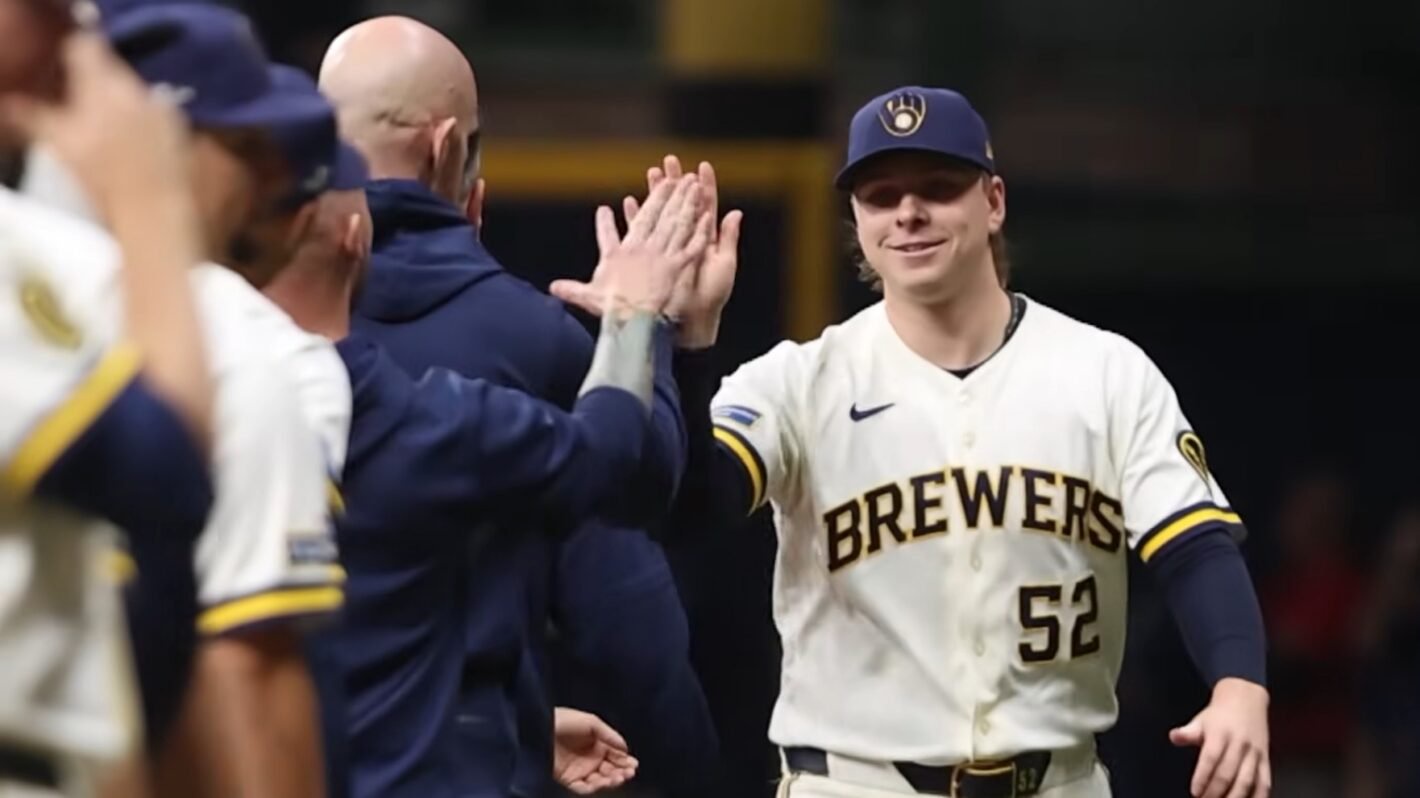 Kyle Harrison of the Milwaukee Brewers, MLB YouTube, October 21, 2026.