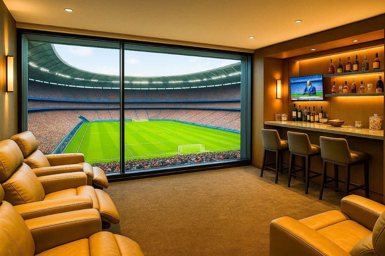 A Talanta Stadium Skybox as envisaged.