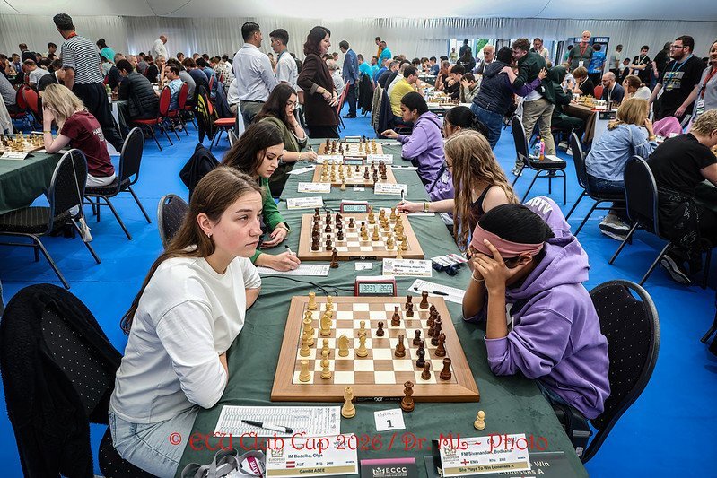 Bodhana Sivanandan defeated Olga Badelka in round three. Photo: Photo: Mark Livshits/ECU.